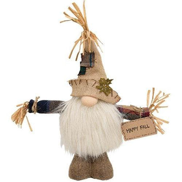 Happy Fall Scarecrow Gnome - The Fox Decor